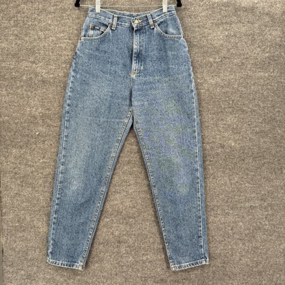 Vintage Lee Jeans Womens 10 High Rise 80s Tapered Mom Stone Washed Classic
